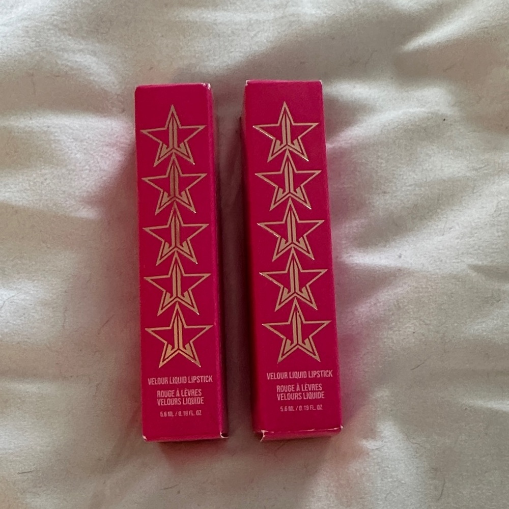 Jeffree Star Velour Liquid Lipstick - Pink Packaging. Bundle of 2.